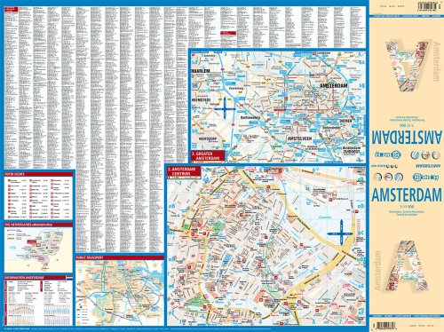 Laminated Amsterdam Map by Borch (English Edition),Used