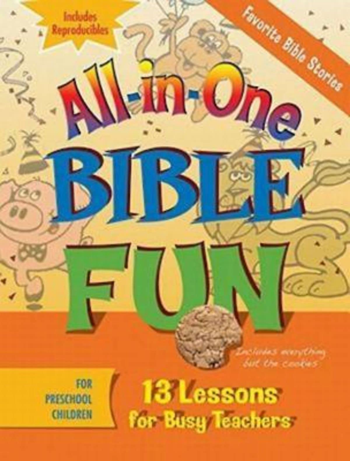 AllinOne Bible Fun for Preschool Children: Favorite Bible Stories: 13 Lessons for Busy Teachers,Used