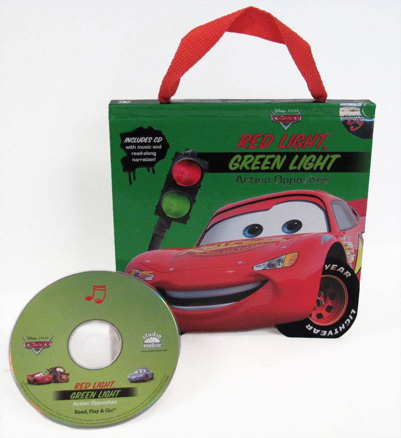 Disney/Pixar Cars Red Light Green Light Action Opposites (Read, Play & Go book with audio CD, easytodownload audiobook and pri,Used