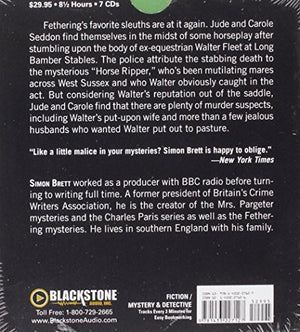 The Stabbing in the Stables: A Fethering Mystery (Fethering Mysteries (Audio)),Used