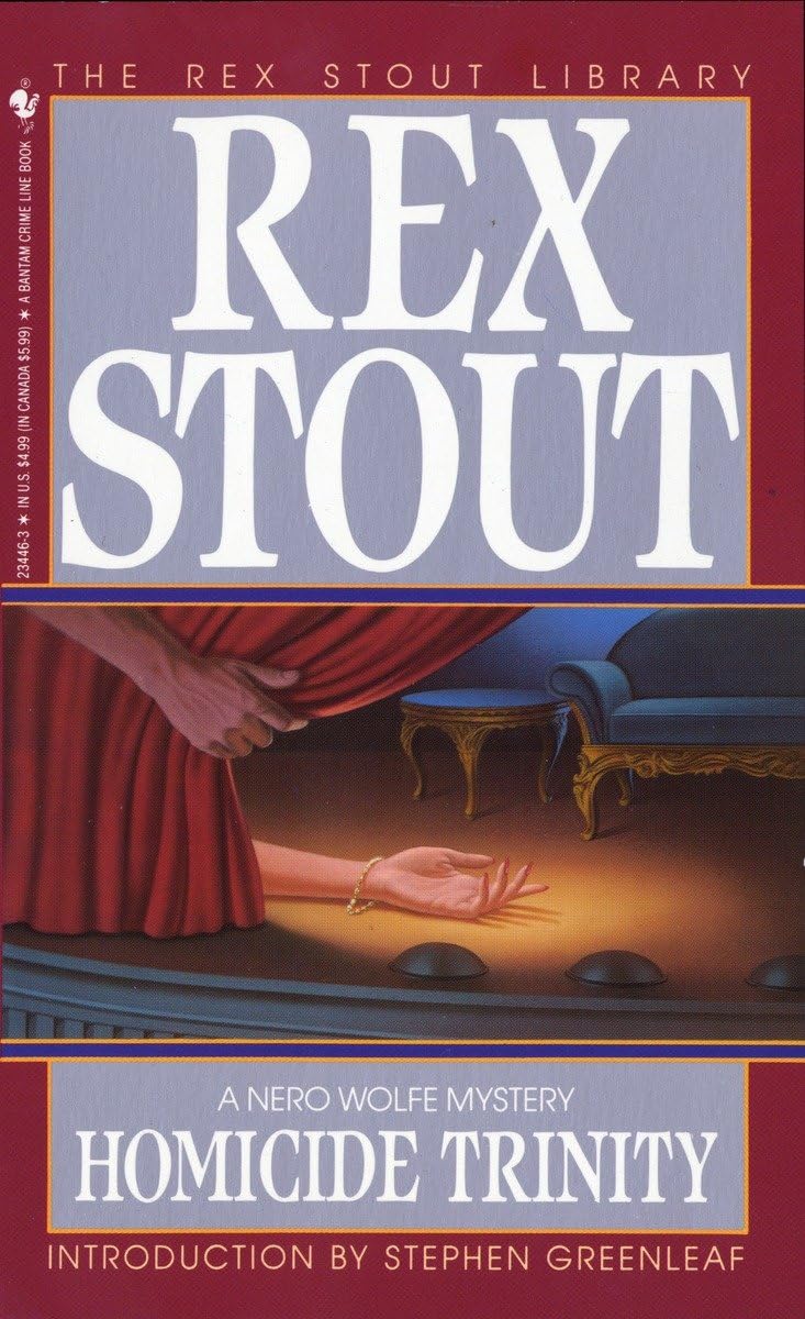 Homicide Trinity (Nero Wolfe),New