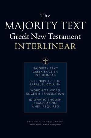 The Majority Text Greek New Testament Interlinear,Used