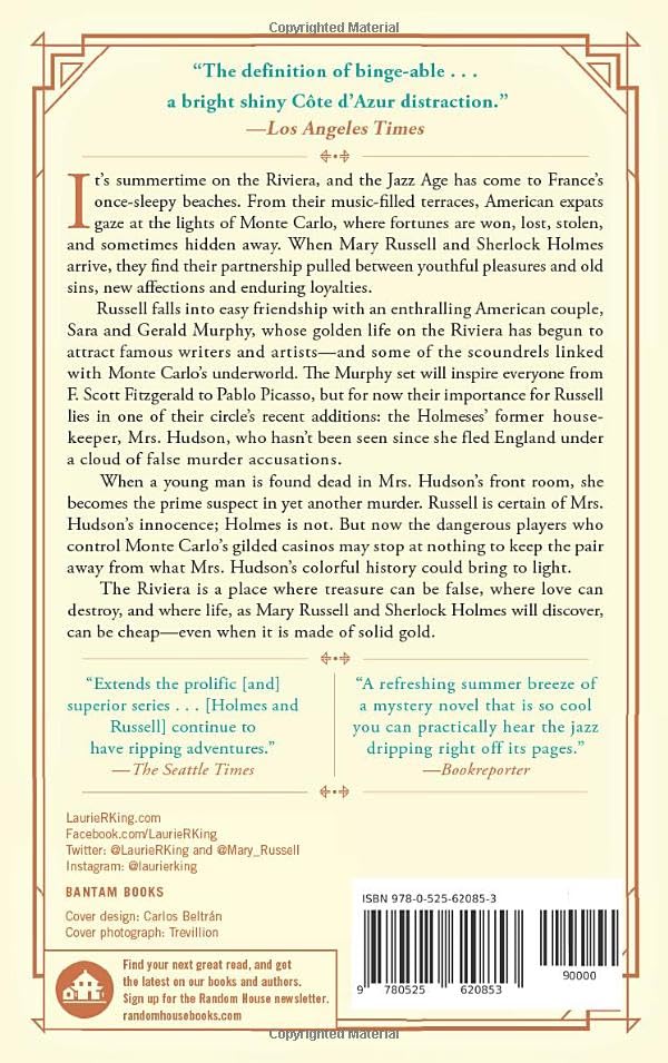 Riviera Gold: A novel of suspense featuring Mary Russell and Sherlock Holmes,Used