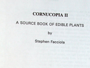 Cornucopia Ii: A Source Book Of Edible Plants