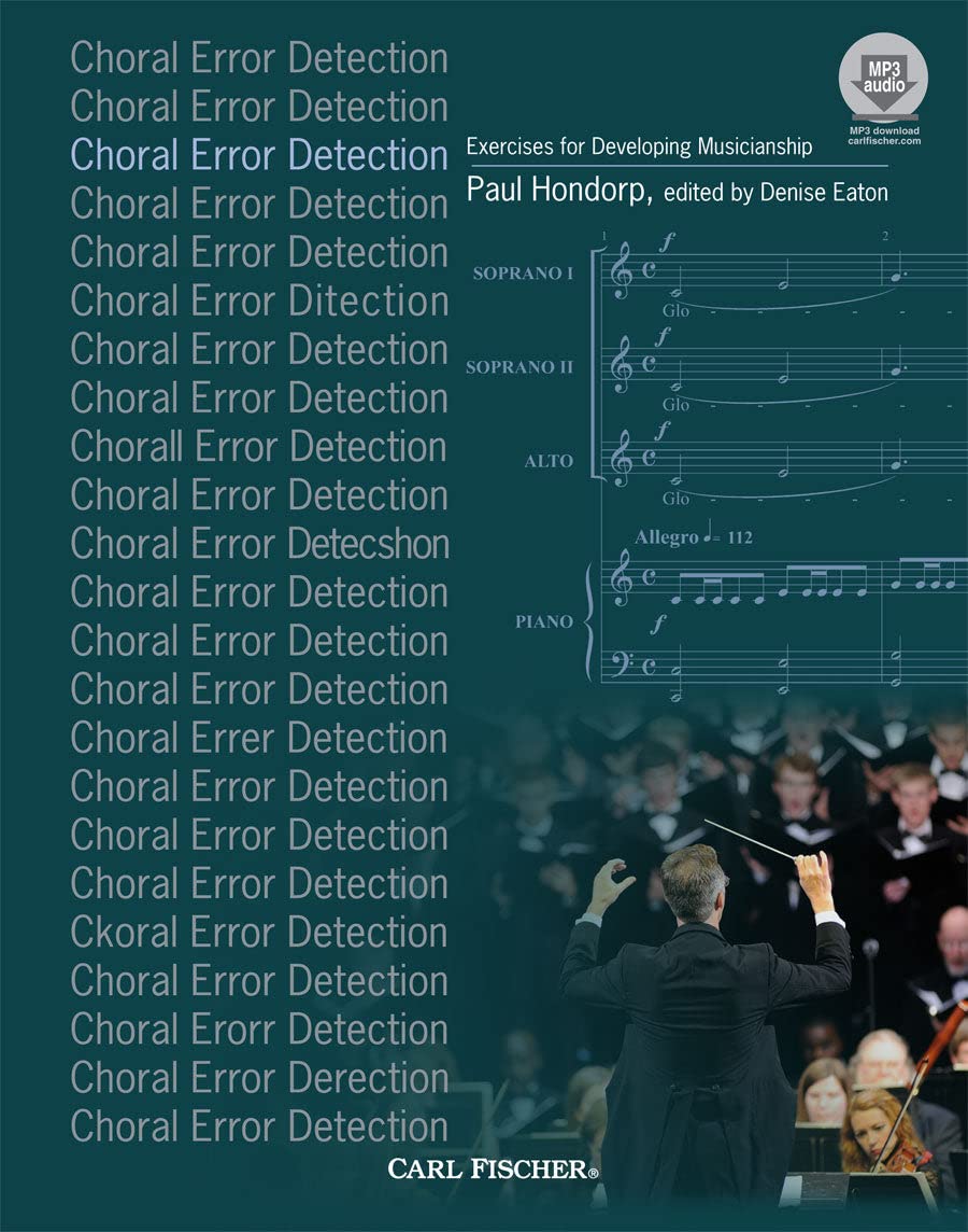 Choral Error Detection: Exercises for Developing Musicianship,New
