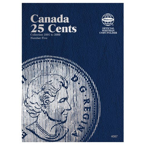 Canadian 25 Cent Folder #5, 20012009,New