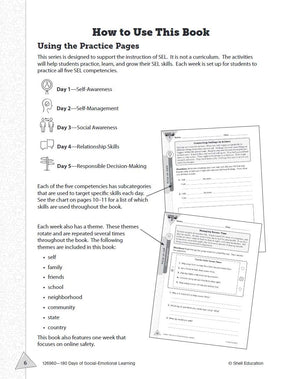 180 Days: SocialEmotional Learning for 4th Grade Practice Workbook for Classroom and Home, Cool and Fun Practice Created by Tea,Used