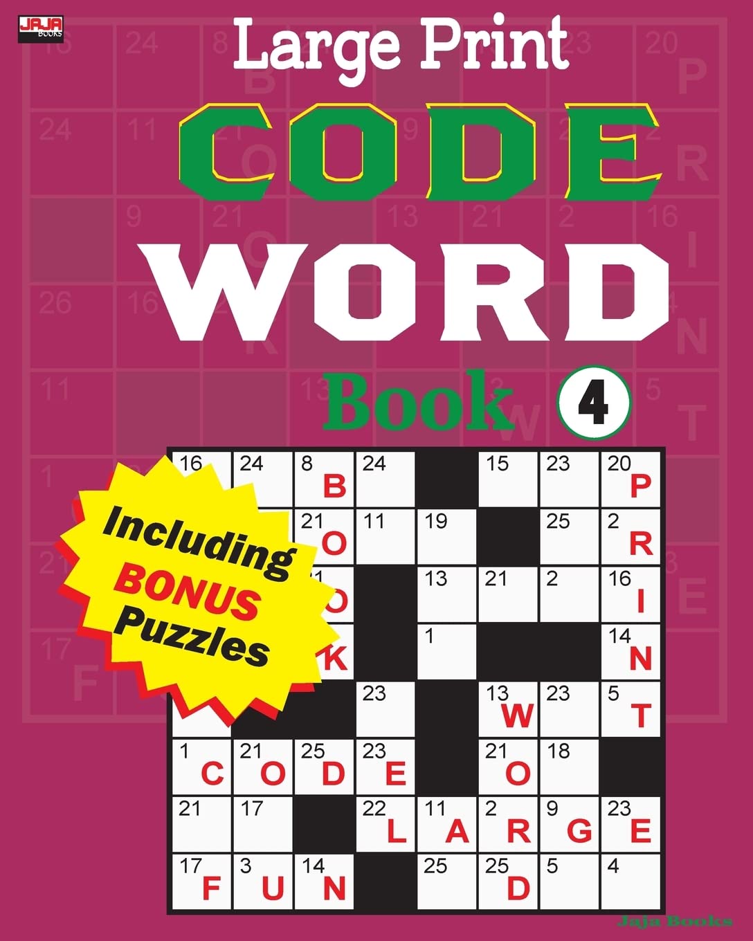 Large Print CODE WORD Book 4 (CLEVERLY CRAFTED CODEWORD SERIES),Used