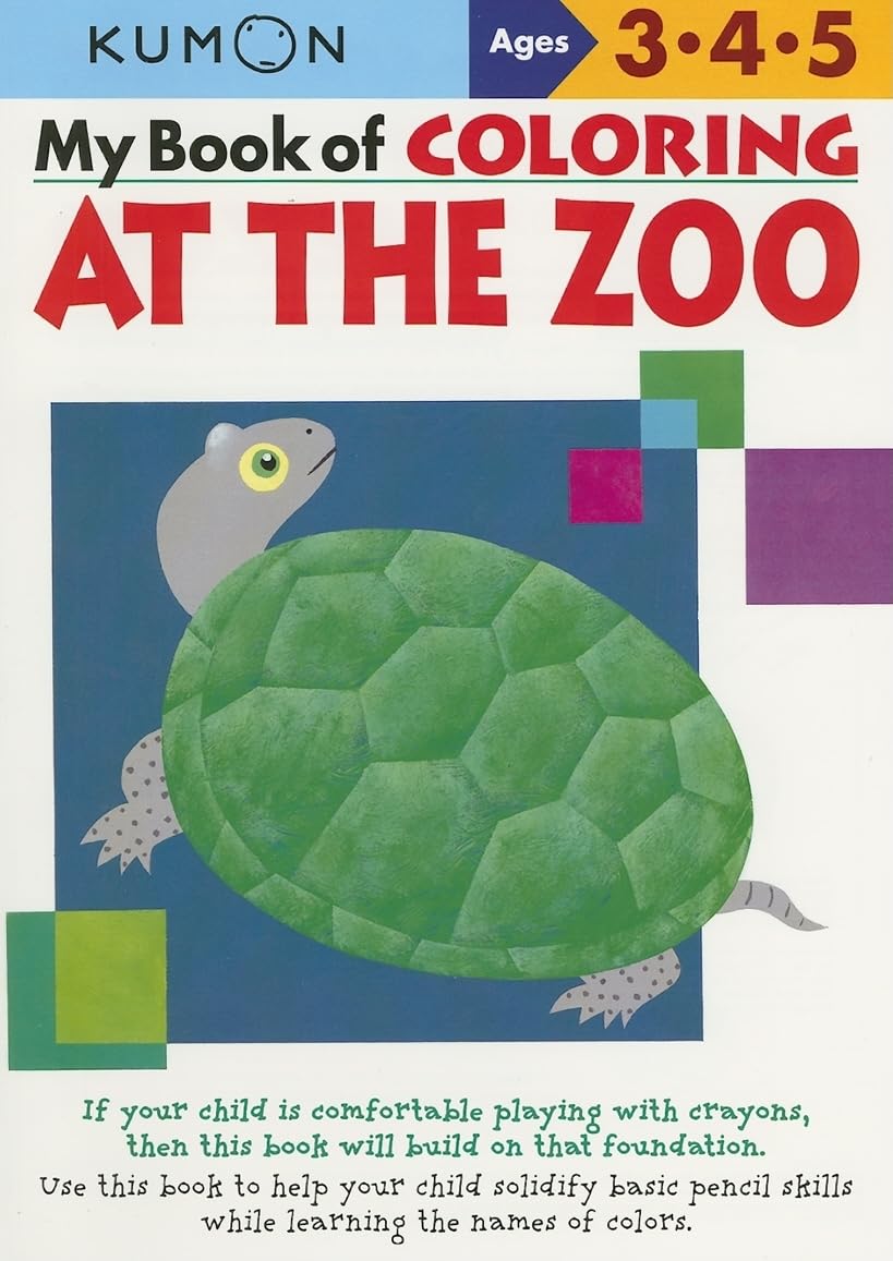 My Book of Coloring: At the Zoo,New