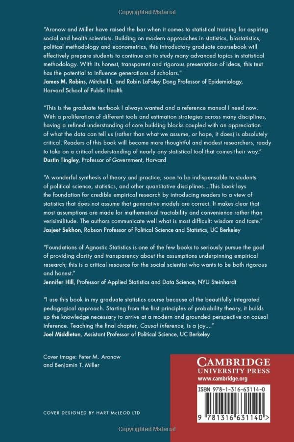 Foundations of Agnostic Statistics,Used