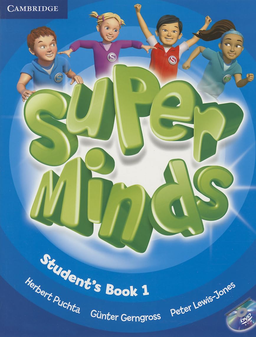 Super Minds Level 1 Student's Book with DVDROM,Used