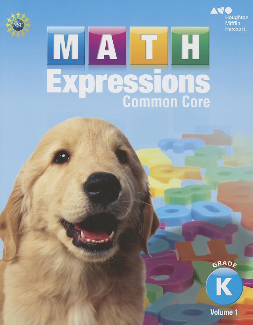 Student Activity Book, Volume 1 (Softcover) Grade K (Math Expressions),New