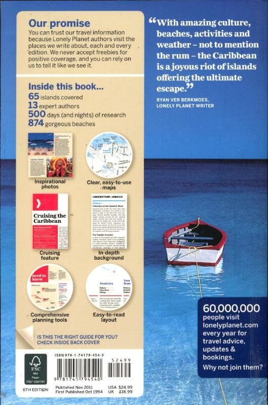 Caribbean Islands (Lonely Planet Multi Country Guide),Used