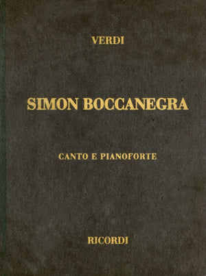Simon Boccanegra, Cloth, It: Vocal Score,Used