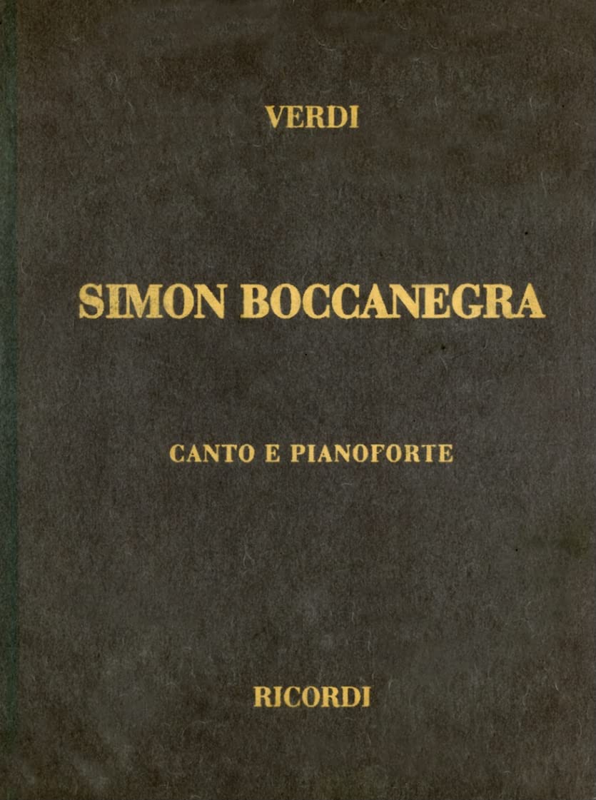 Simon Boccanegra, Cloth, It: Vocal Score,Used