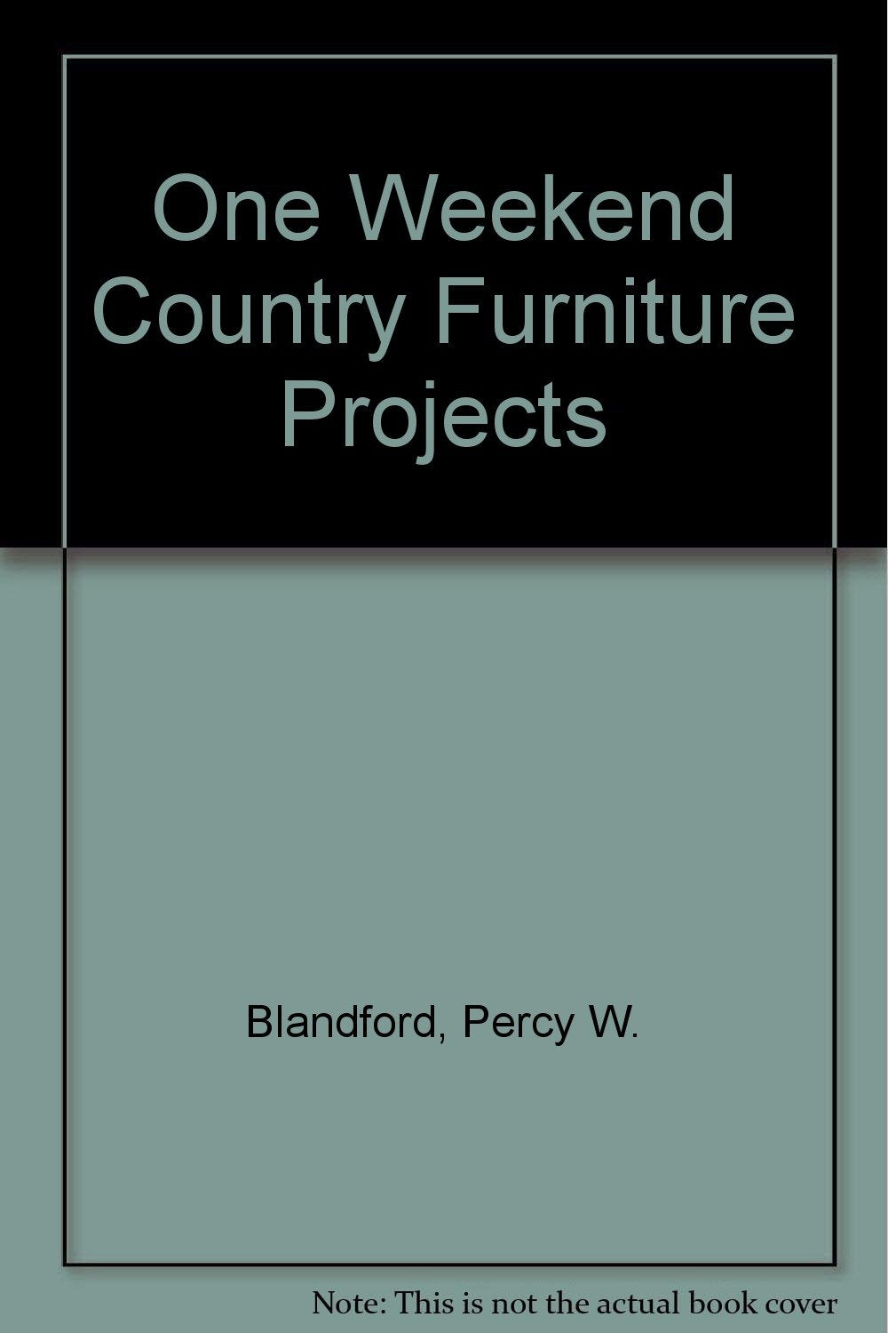 OneWeekend Country Furniture Projects,Used