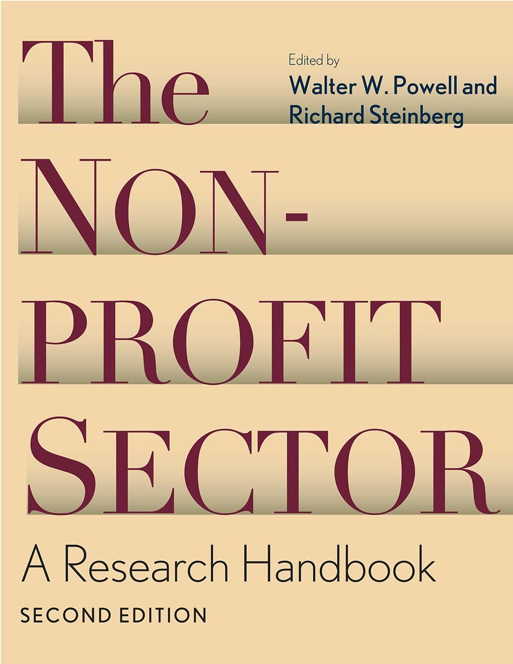 The Nonprofit Sector: A Research Handbook,Used