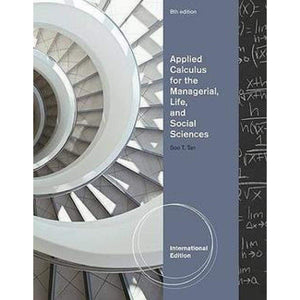Student Solutions Manual for Tans Applied Calculus for the Managerial, Life, and Social Sciences, 8th,Used