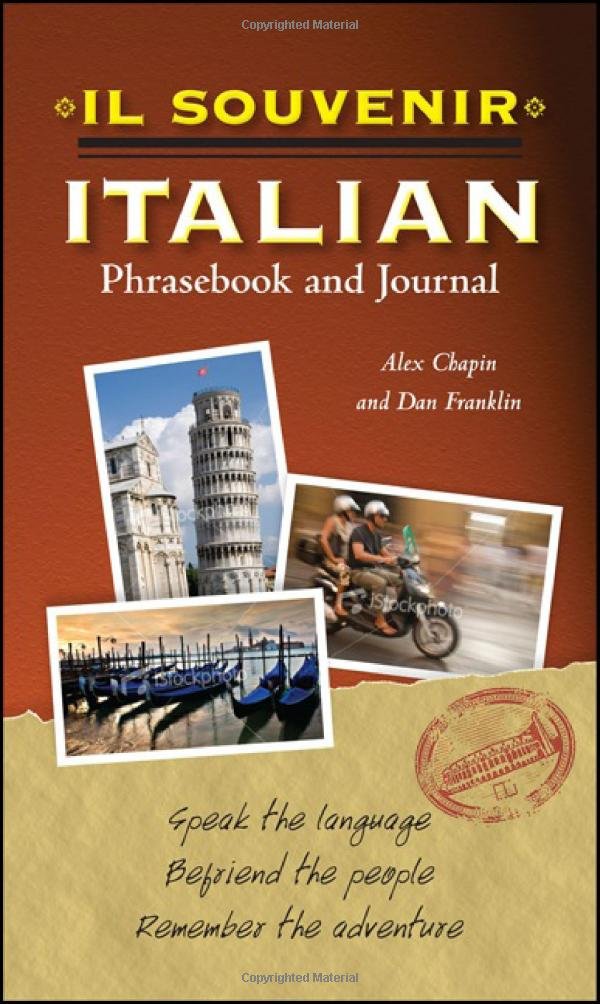 Il Souvenir Italian Phrasebook And Journal