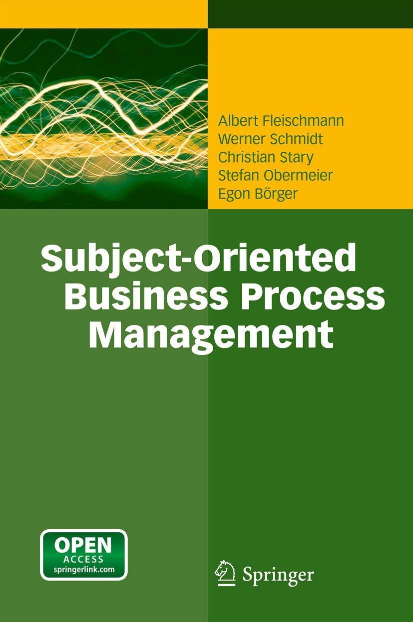 SubjectOriented Business Process Management,Used