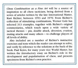 Chess Combination As a Fine Art,Used