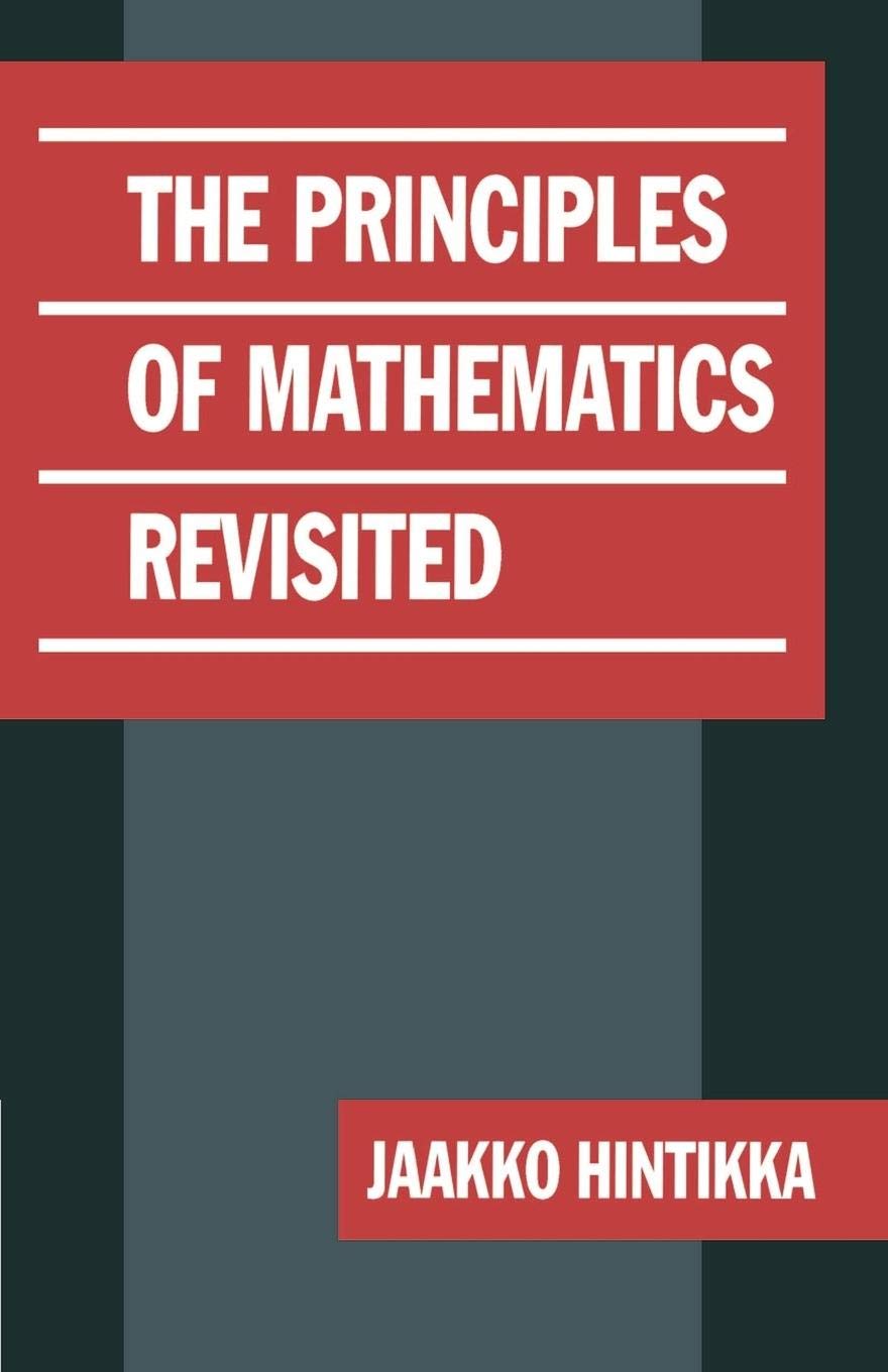Principles Of Mathematics Revisited,New