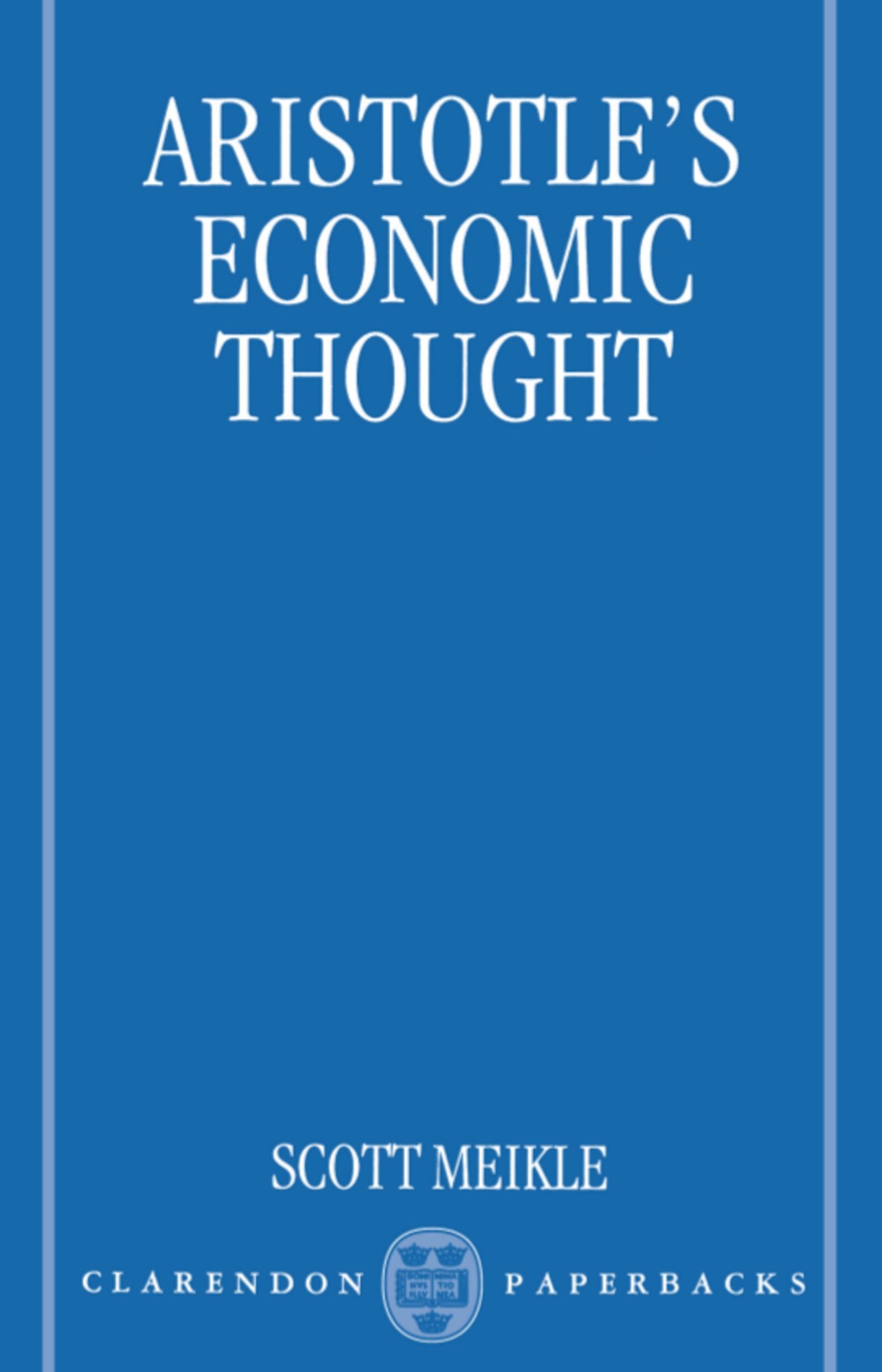 Aristotle's Economic Thought,New