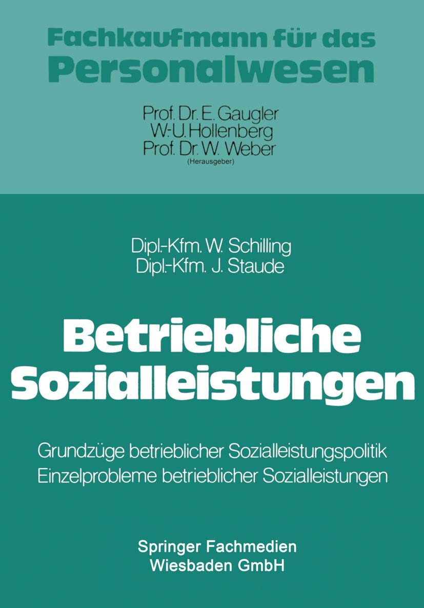 Betriebliche Sozialleistungen (German Edition),Used