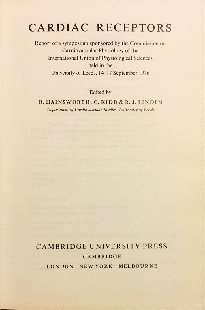 Cardiac Receptors