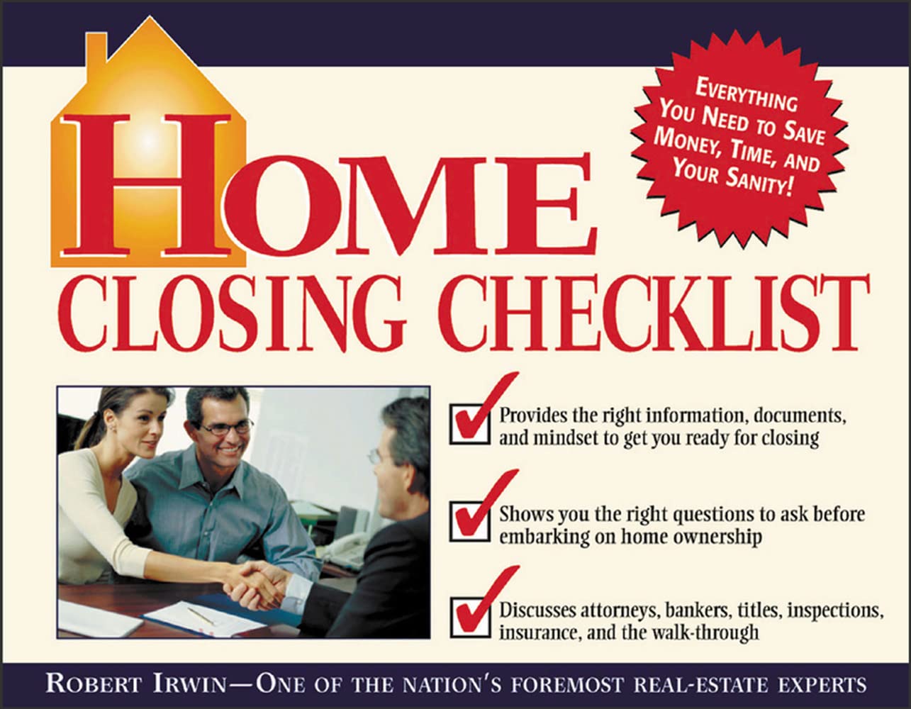 Home Closing Checklist,Used