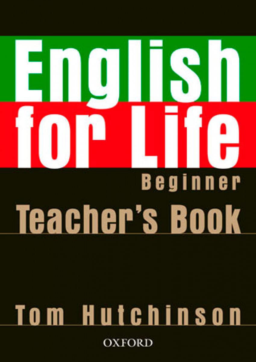 English For Life Beginner. Teacher'S Book,Used