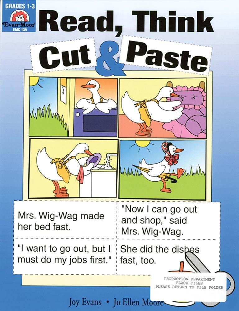 Read, Think, Cut & Paste
