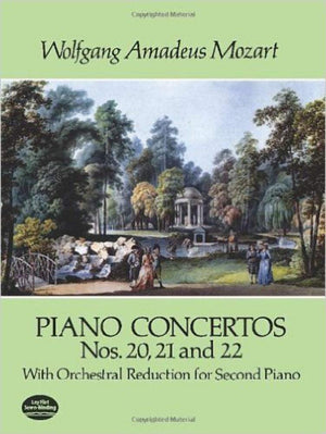 Piano Concertos Nos. 20, 21 and 22: With Orchestral Reduction for Second Piano (Dover Music for Piano),Used