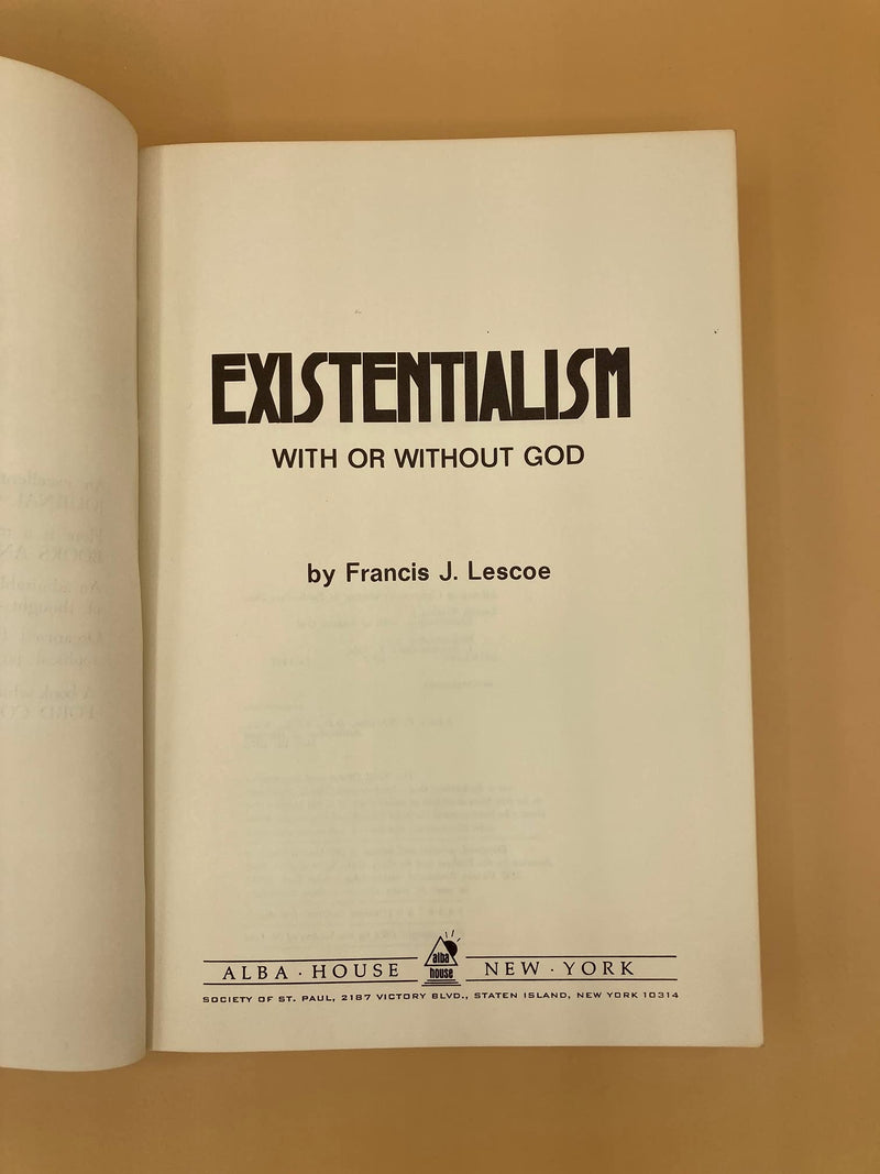 Existentialism: With or Without God,Used