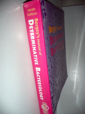 Bergey's Manual of Determinative Bacteriology,New