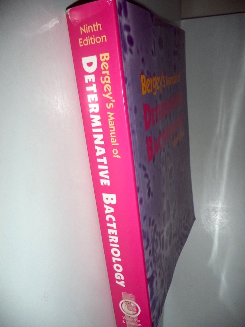 Bergey's Manual of Determinative Bacteriology,New