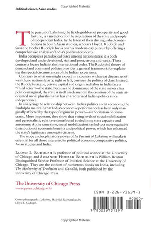 In Pursuit Of Lakshmi: The Political Economy Of The Indian State,Used
