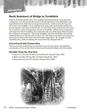 Bridge to Terabithia: An Instructional Guide for Literature  Novel Study Guide for 4th8th Grade Literature with Close Reading ,Used
