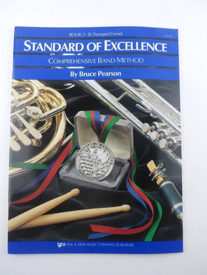 W22TP  Standard of Excellence Book 2  Trumpet/cornet,Used