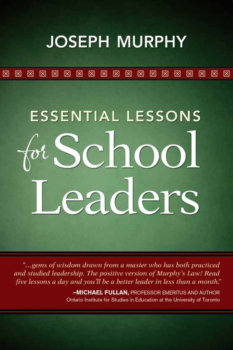 Essential Lessons for School Leaders,Used