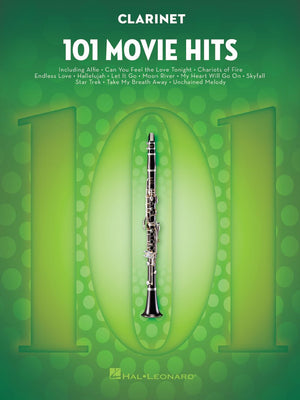 101 Movie Hits for Clarinet,New