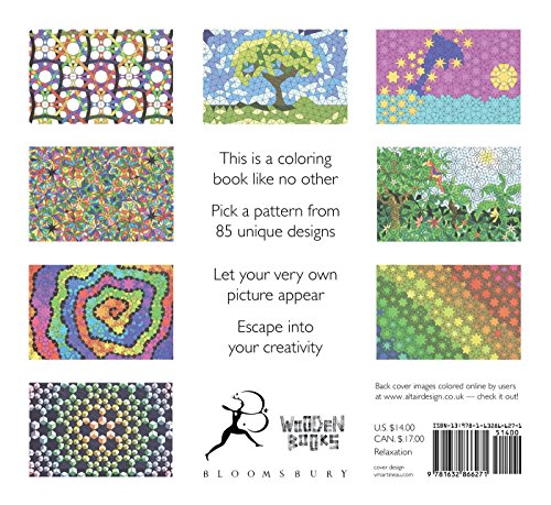 Crystal Cave: The Ultimate Geometric Coloring Book (Wooden Books)