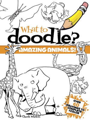 What To Doodle? Amazing Animals! (Dover Doodle Books),Used