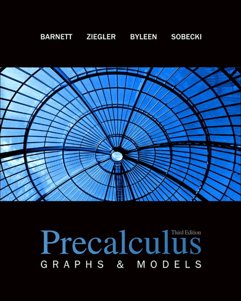 Precalculus: Graphs and Models,Used