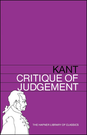 Critique of Judgement (Hafner Library of Classics),Used