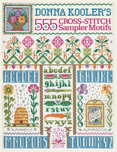 Donna Kooler's 555 CrossStitch Sampler Motifs,New