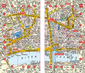 London Mini AZ Street Atlas (paperback),Used