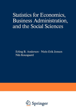Statistics for Economics, Business Administration, and the Social Sciences,Used