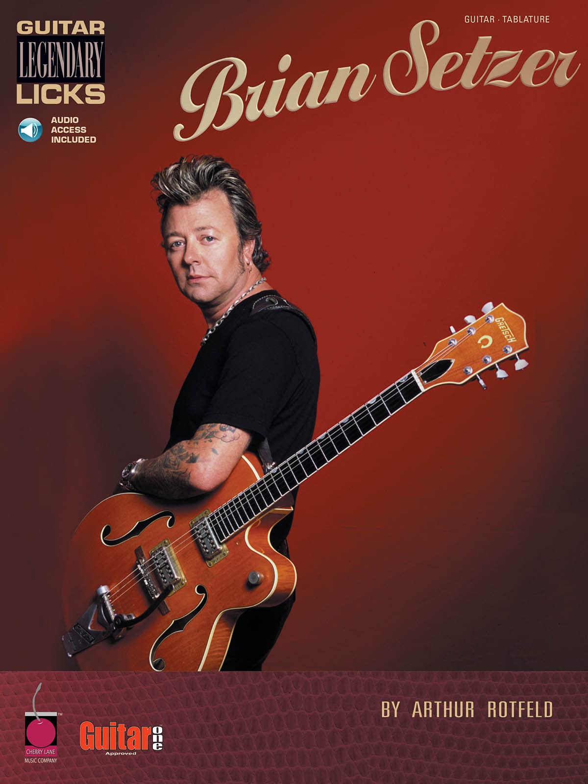 Brian Setzer  Guitar Legendary Licks Book/Online Audio,Used