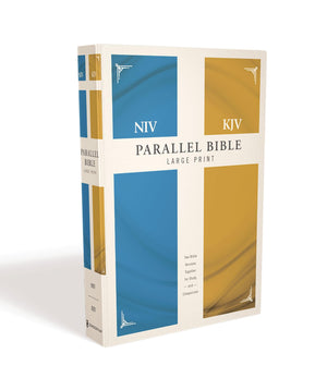 NIV, KJV, Parallel Bible, Large Print, Hardcover: God's Unchanging Word Across the Centuries,Used